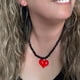 thumbnail image 3 of Collar corazón de sandía, 3 of 3