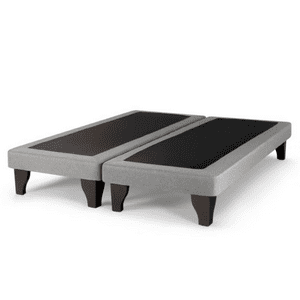 Kerabaalshop - Base De Cama 2,0 Plazas Lino Gris Claro 150X200