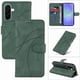 thumbnail image 1 of Funda tipo cartera con tapa para Samsung Galaxy A37 5G con tarjetero, soporte y cubierta magnética Verde, 1 of 5