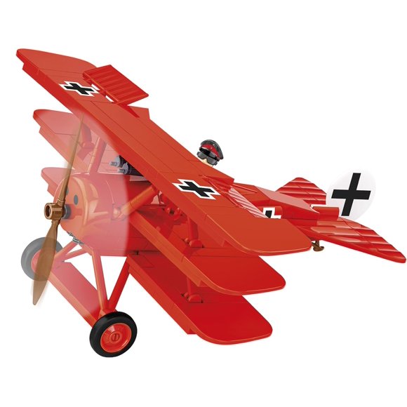 Set de construcción COBI Fokker DR.1 Barón Rojo, 221 piezas