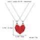 thumbnail image 4 of Colgante Doble Corazón Imantado Parejas Amigos Rojo Rojo, 4 of 4