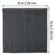 thumbnail image 2 of Juego de paños Utopia Towels Premium, 100% algodón, 30 x 30 cm, color gris, 2 of 9