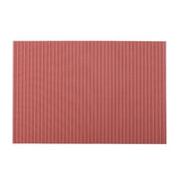 Xmhytop Juego De 6 Manteletes Individuales Para Mesa, Hechos De Pvc Resistente, Antideslizantes Y Termorresistentes, Ideal Para Hogares, Restaurantes Y Cocinas, Estilo U, 45*30Cm, Rojo