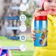 thumbnail image 5 of 10 VidasBotella de Agua con Tapa Pop Top de Un Toque, Acero Inoxidable, a Prueba de Fugas, para Deportes, Botella Infantil rosa 12 oz, 5 of 6