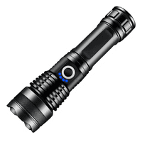 Genérico - Potente Linterna Tactica Militar Usb P90 Linternas Camping Color De La Luz Negro