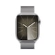 thumbnail image 2 of Reloj Inteligente Smartwatch Apple Watch Series 9 GPS + Cellular 45mm Acero Inoxidable Plateado Correa Milanese Loop, 2 of 3