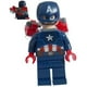 thumbnail image 3 of Minifigura LEGO Superheroes del Capitán América con Jetpack y Acc, 3 of 3