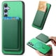 thumbnail image 4 of Funda de Cuero Magnética con Tarjetero para Samsung Galaxy A54 Cubierta Delgada Verde, 4 of 5