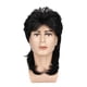 thumbnail image 3 of Peluca Kaneles Mullet para hombre, 70 y 80, color negro, elegante accesorio para fiestas, 3 of 7