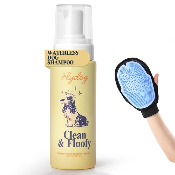 Champú seco para perros Flydog Clean & Floofy en espuma sin agua 200 ml