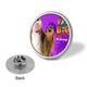 thumbnail image 3 of Es un mundo grande y grande-Theme Round Button Badge: Premium Metal Construction, Ideal for High-End Events 2.8 cm, 3 of 6