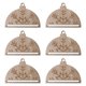 thumbnail image 1 of 6 Piezas De Adornos De Macramé En Rodajas De Madera, Decoración Navide?a Sin Terminar Para Decoración De Copos De Nieve, 1 of 5