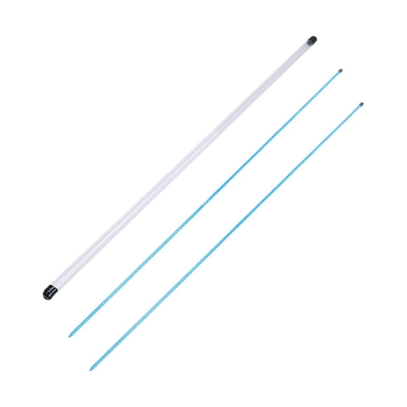 2 Palos De Alineación De Golf Con Tubo De Almacenamiento Para Práctica De Swing, Accesorio De Golf, 100 Cm, Azul