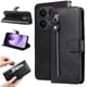 thumbnail image 1 of Funda con Cremallera para OPPO Reno 14 Pro 5G, Carcasa Cartera de Cuero PU con Soporte y Tarjetero, 1 of 5