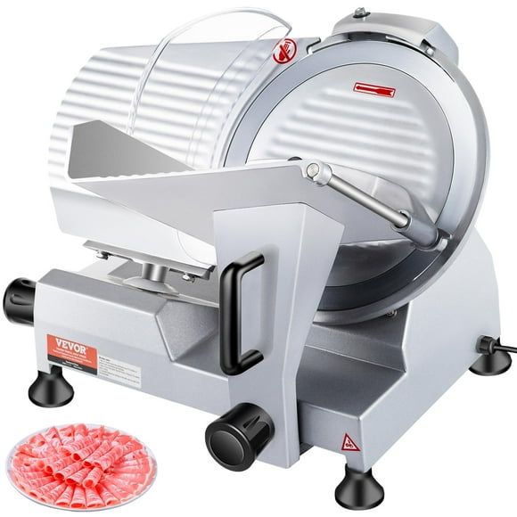 Cortadora de carne VEVOR Commercial eléctrica de 10 pulgadas y 240 W para el hogar