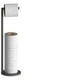 thumbnail image 1 of Soporte Papel Higiénico Confort Pedestal Organizador Premiun Negro, 1 of 2