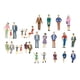 thumbnail image 4 of 50x 1/30 Figuras Pintadas Personas Pasajeros Modelos Para Tren Arquitectónico, 4 of 5