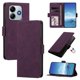 thumbnail image 1 of Funda Billetera Delgada para Xiaomi Redmi Note 14 5G con Ranuras y Soporte Morado oscuro, 1 of 6