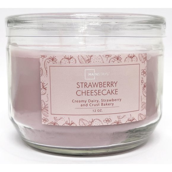 Vela aromática Strawberry Cheesecake, 1 Un