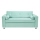 thumbnail image 1 of Sofa Vivo 3c Felpa 12 Verde Agua, 1 of 5