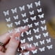 thumbnail image 1 of 5pcs,Reflective Glitter 3D Nail Stickers Decals,Laser Silver Heart Star Love Butterfly Sticker For Nails Sparkly Nail Art Decoration Wedding Party Nail Stickers Decor, 1 of 3