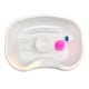 thumbnail image 2 of Cuenco De Champú Con Cepillo De Champú Lavabo De Cabecera Para Salón Hombres Niños Blanco, 2 of 3