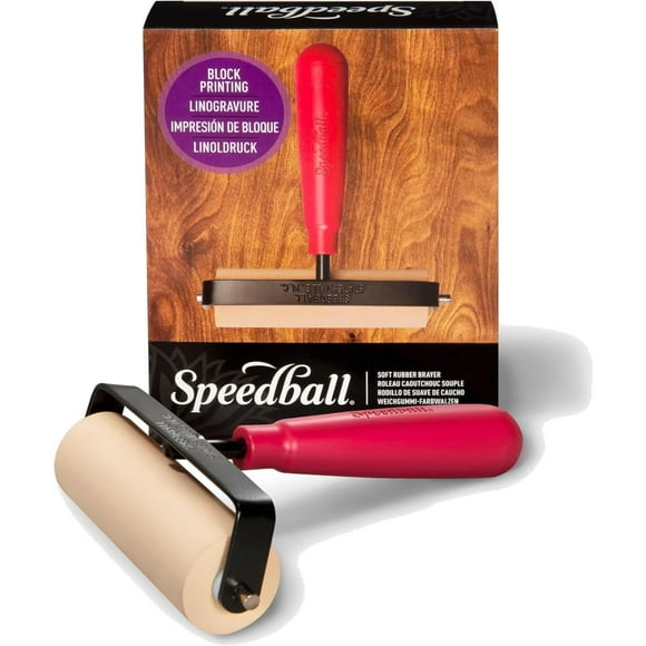 Rodillos De Goma Suave Speedball 10,16 cm