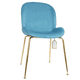thumbnail image 1 of Silla Berta Velvet Base Dorada, 1 of 2