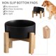 thumbnail image 2 of Cuenco para Perro DJJJOOYS 850 ml Negro con Soporte Cerámico Inclinado, 2 of 6