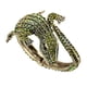 thumbnail image 4 of Pulsera Envolvente De Piel De Cocodrilo, Brazalete Para Regalo De Amistad, Novia, Boda, Verde, 4 of 5