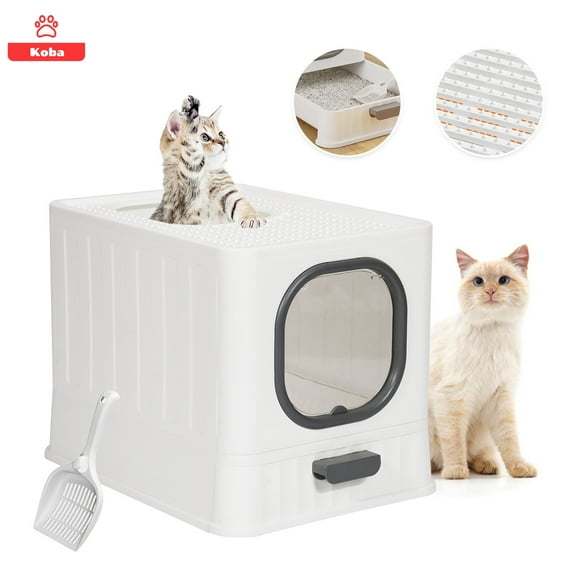 Arenero Gato Cerrado Grande Michis Baño Sanitario Con Pala