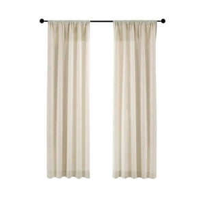 Oem - Cortina Lino 2 Paños Cortina 8 Anillos Deco 70X150Cm 1