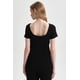 thumbnail image 3 of Polera Mujer Textura Negro, 3 of 4