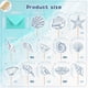 thumbnail image 2 of Adorno para cupcakes KINGZONE 26 uds. Tema de conchas marinas, 2 of 7