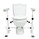 thumbnail image 3 of Barandillas de seguridad para inodoros KMINA para personas mayores, 150 kg, ajustables, 3 of 7