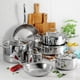 thumbnail image 2 of Juego de utensilios de cocina Tramontina de 12 piezas de acero inoxidable tricapa, 2 of 9