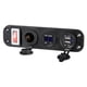 thumbnail image 3 of 12V / 24V Dual USB Cargador De Enchufe Voltímetro LED Interruptor De Encendido / Apagado Panel Azul, 3 of 5
