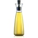 thumbnail image 1 of Dispensador de aceite y vinagre de oliva sin embudo, botella de vidrio para vinagrera de cocina | Tapa hermética de silicona que mantiene el aceite fresco por más tiempo, 1 of 5
