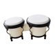 thumbnail image 1 of Tambor Instrumentos De Percusión Bongo Drum Set Para Regalos Adultos Principiantes Blanco, 1 of 5