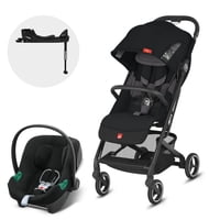 Gb - Coche Travel System Qbit Plus Ac Negro + Aton B2 + Base