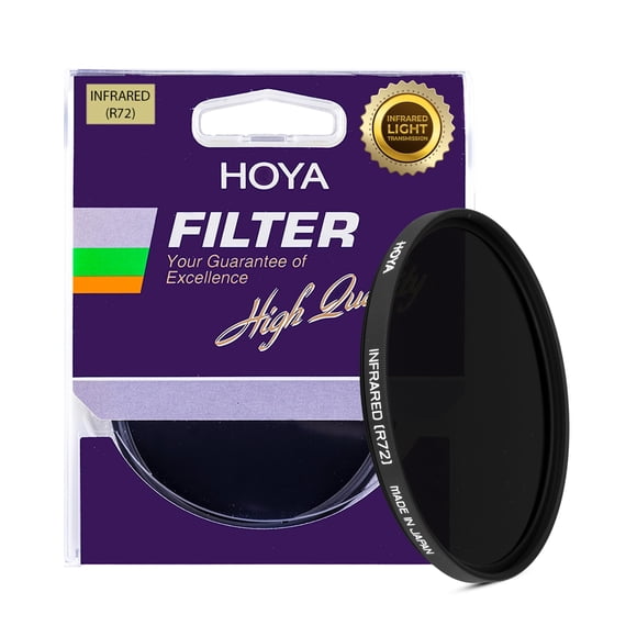 Filtro de lente infrarroja Hoya R72 86 mm para lente de cámara
