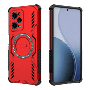 Funda Foxdock Para Xiaomi Redmi Note 12 Pro 5G , Magnética, Resistente A Golpes, Con Soporte, Unisex, Carga Inalámbrica