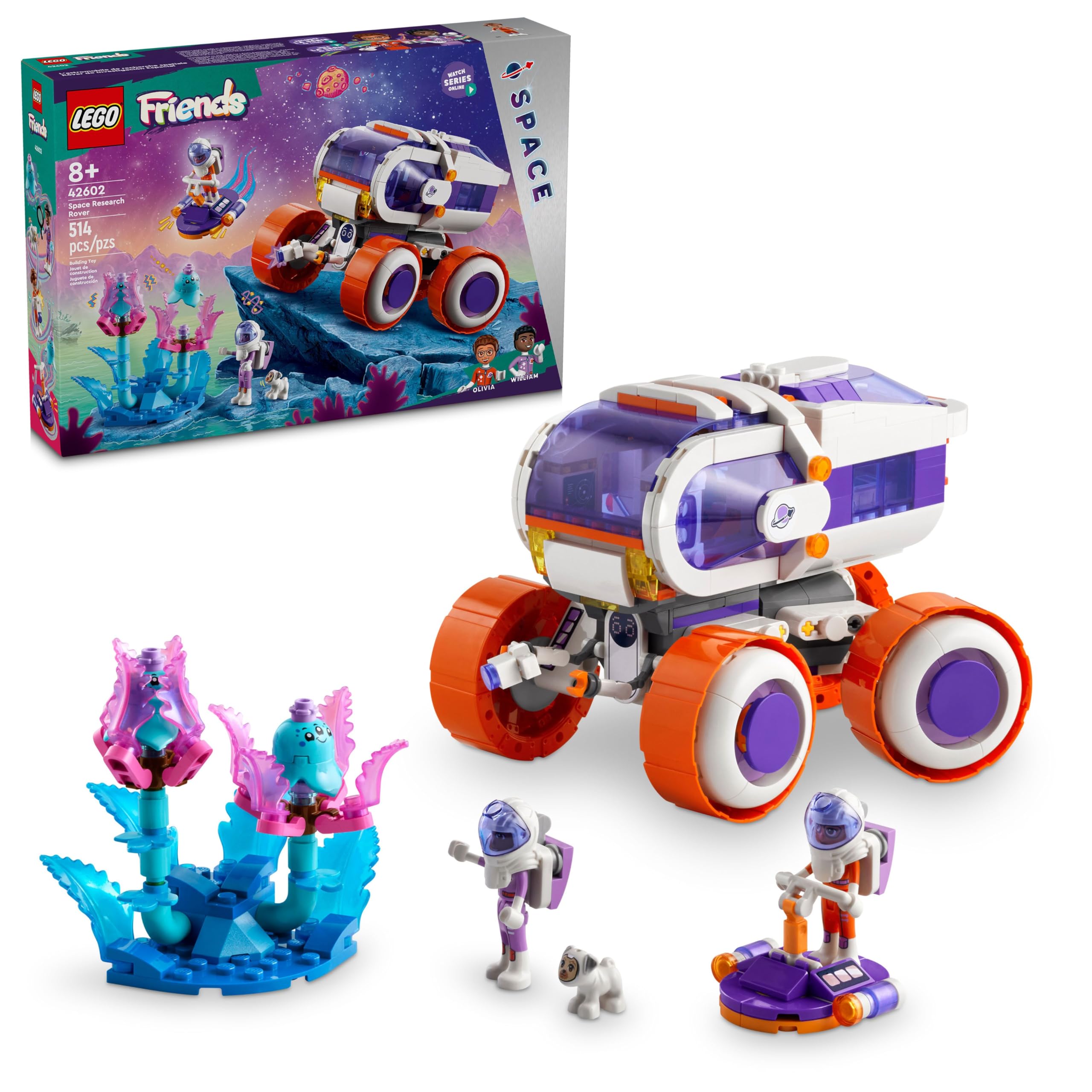 Space Research Rover Lego Friends Con 2 Minimuñecas 42602