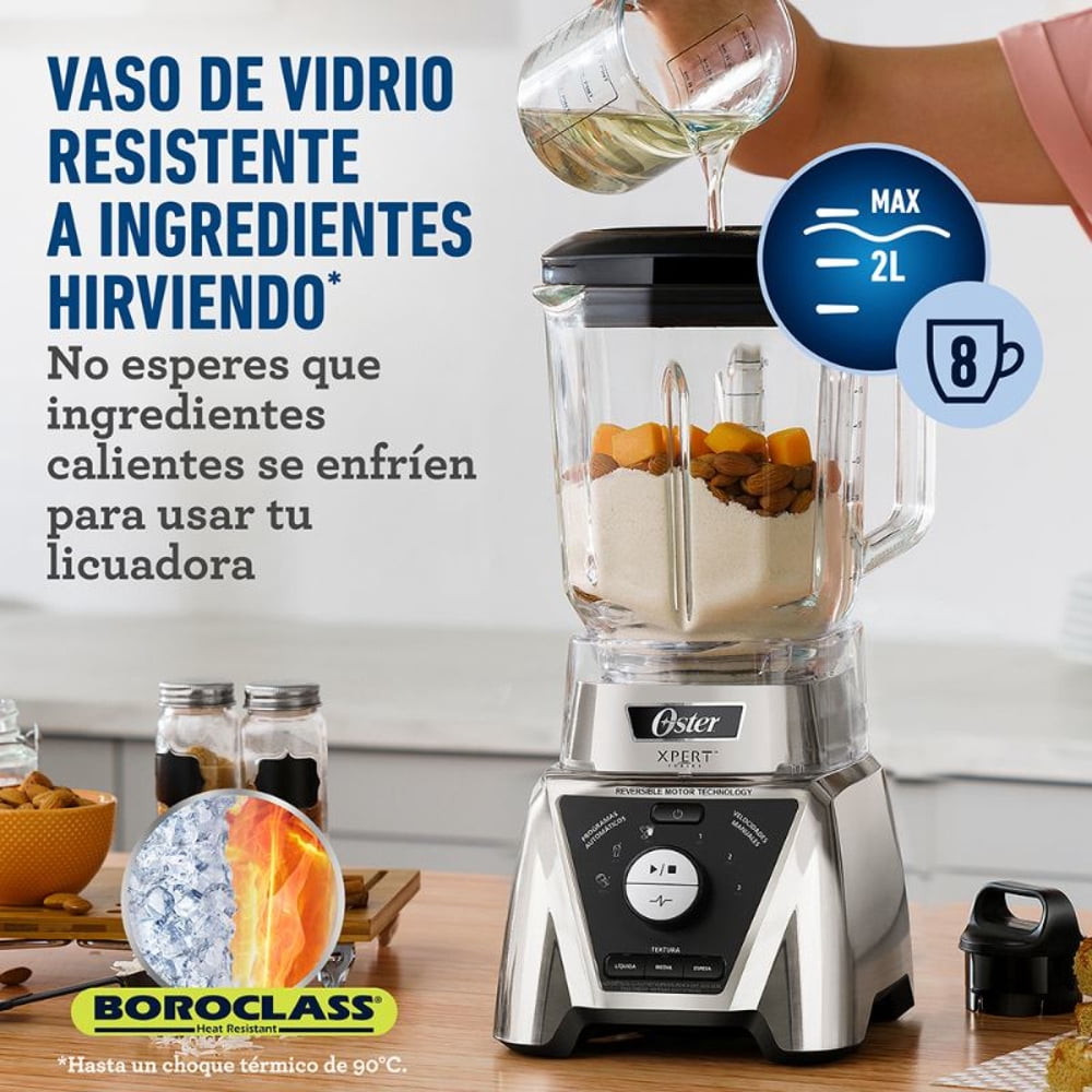 Oster Licuadora Xpert Series 2 L Niquelada BLST3B-CPG, foto 8