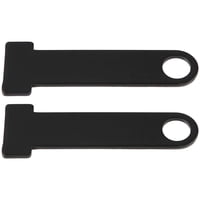 Xusx111 - Cerradura De Anillo De Aleación De Aluminio De 2 Pares, Correa De Casco D Cerradura De Anillo De Aleación De Aluminio Cerradura De Anillo De Acero De Motocicleta Negro