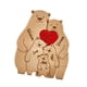 thumbnail image 5 of Bear Family Wooden Art Puzzle Familia Diy De Osos Para Navidad Avaloramiento 5 Osos, 5 of 5
