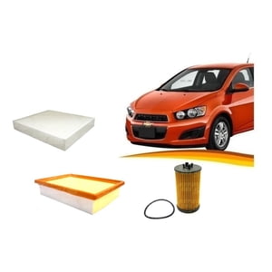 Repuestos Del Sol - Kit Filtro Para Chevrolet Sonic 1 6 2012 2017 Aire Polen Aceite