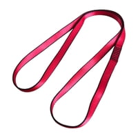 Ioensy - Equipo De Escalada En Roca De Alta Resistencia 23Kn Cinturón De Seguridad Para Corredor De Eslinga De Escalada 120Cm Rojo