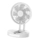 thumbnail image 1 of Ventilador De Escritorio Con Inclinación Ajustable, Ventilador De Mesa Plegable Para Oficina, Hogar, Librería, Color Blanco, 1 of 5