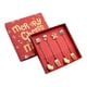 thumbnail image 1 of Juego de Tenedores de Cucharas Navideñas, Kits de Cubiertos Navideños, Cuchara de Sopa, Postre, Cucharas de Té, Cubiertos, Juego de Cubiertos para Res 4 piezas D., 1 of 5